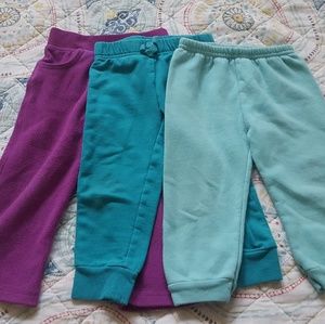 Bundle of 3 18M and 2T Girls Sweatpants